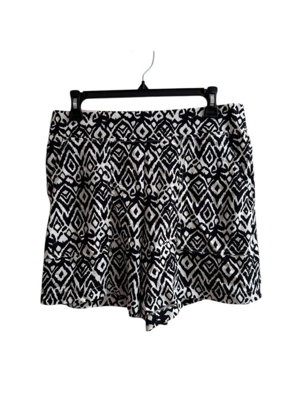 Wildfox Black and White Geometric Print Shorts